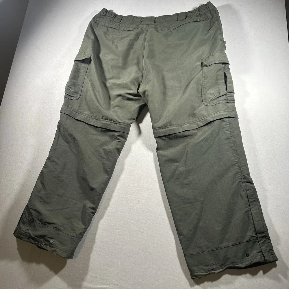 Venturing Uniform Switchbacks Convertible Pants Mens XL Olive Zip Off Cargo BSA